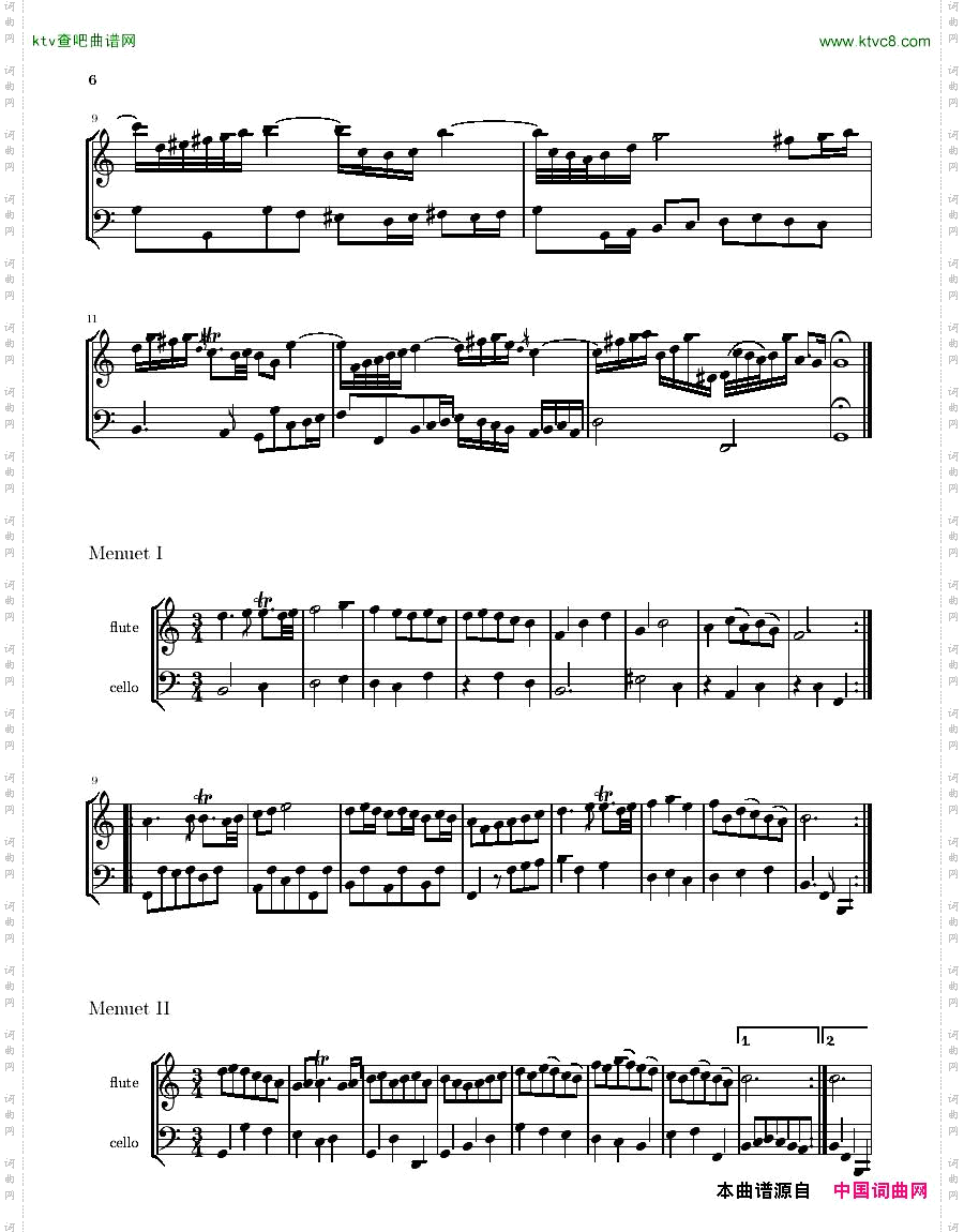 Bach,JS-BWV1033-SonatainCmajorforfluteandbassocontinuo