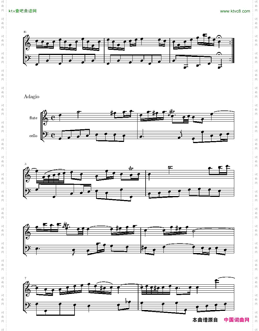 Bach,JS-BWV1033-SonatainCmajorforfluteandbassocontinuo