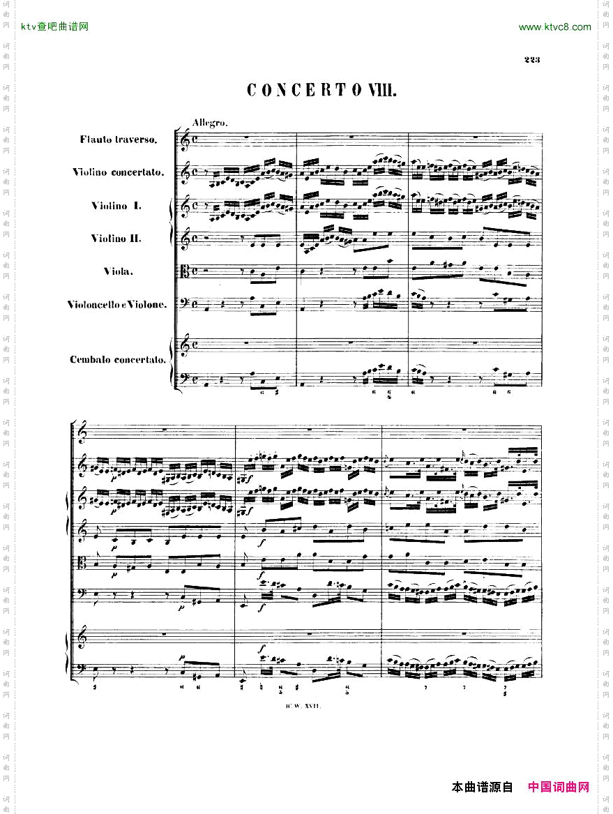 Bach,JS-BWV1044-Concertofortransverseflute,harpsichord,strings&bassocontinuoinAm一