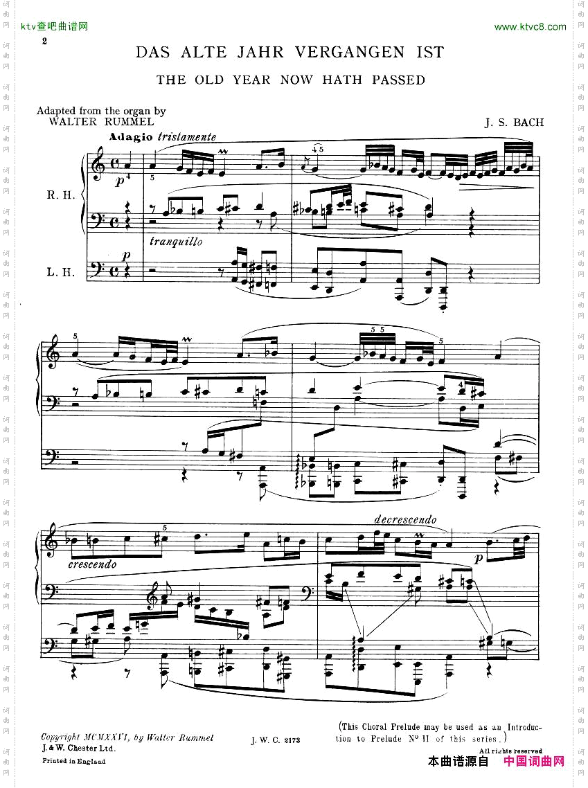 Bach-Rummel-Transcriptions