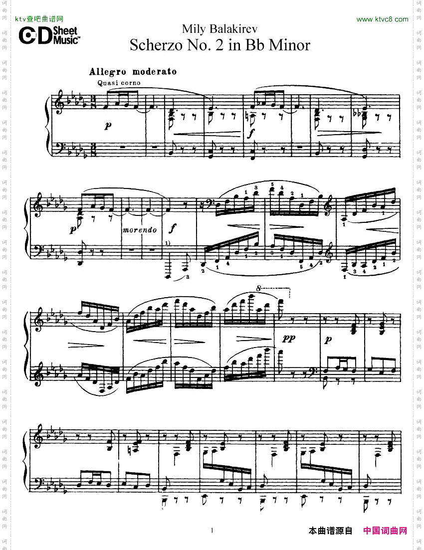 Balakirev-ScherzoNo.2BbMinor