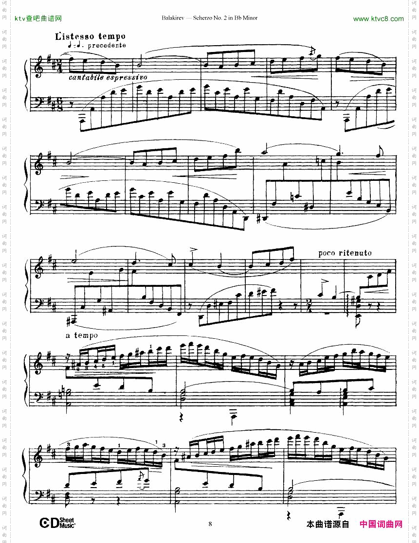 Balakirev-ScherzoNo.2BbMinor