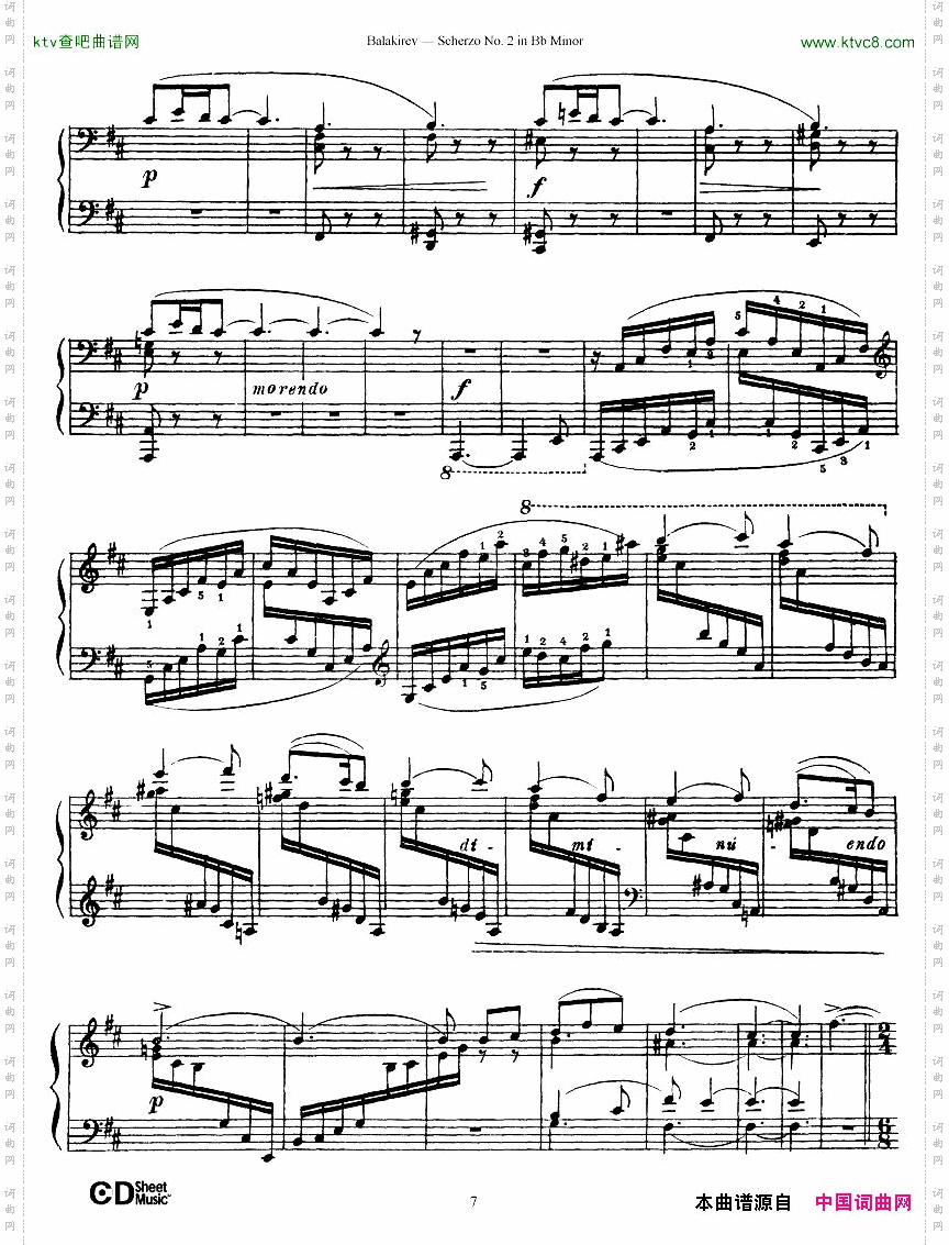 Balakirev-ScherzoNo.2BbMinor