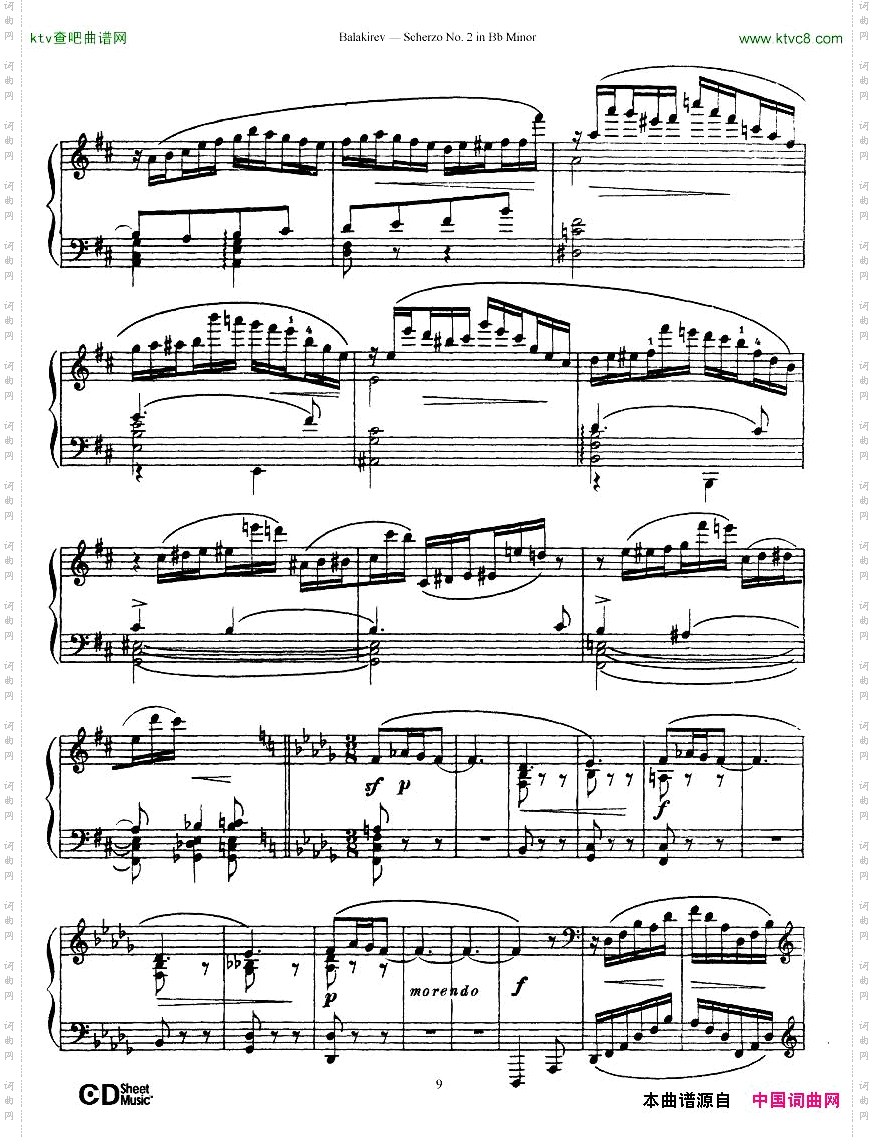 Balakirev-ScherzoNo.2BbMinor