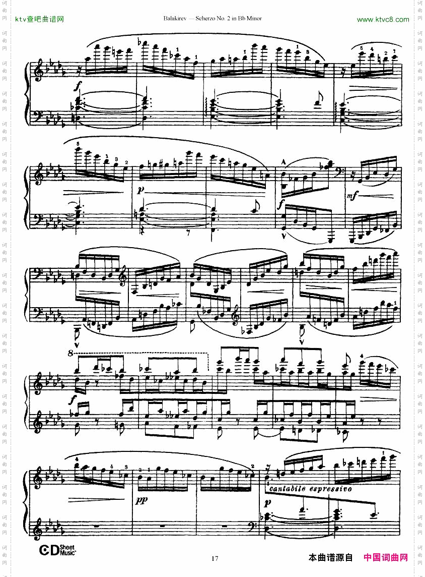 Balakirev-ScherzoNo.2BbMinor