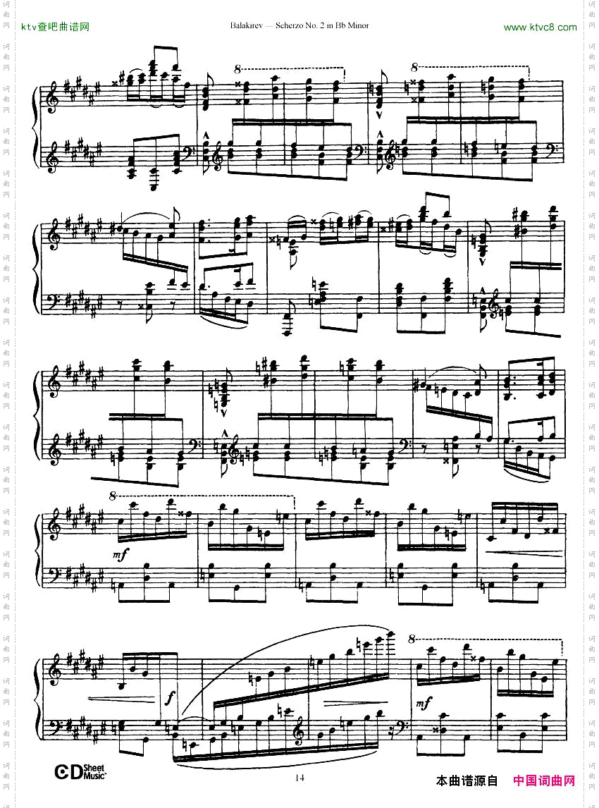 Balakirev-ScherzoNo.2BbMinor