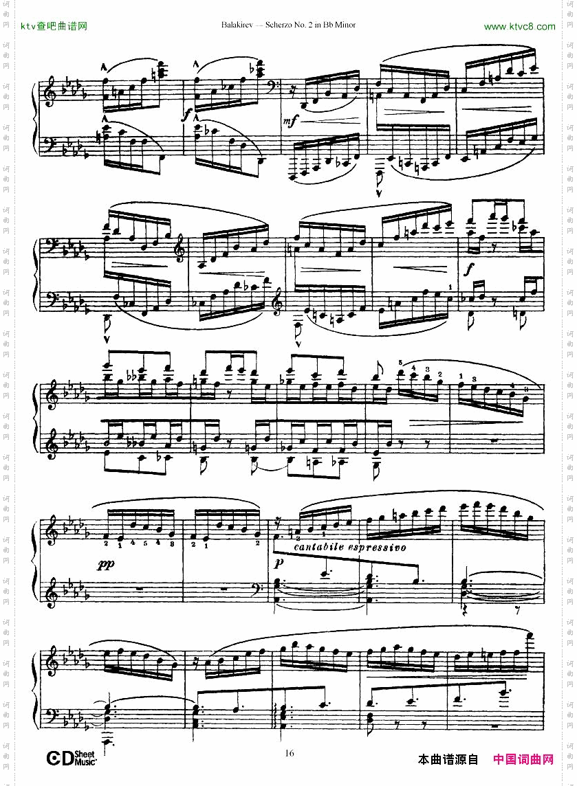 Balakirev-ScherzoNo.2BbMinor