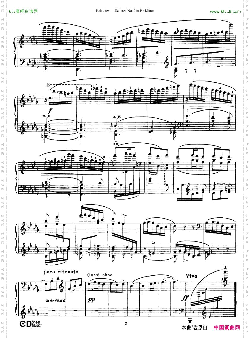 Balakirev-ScherzoNo.2BbMinor