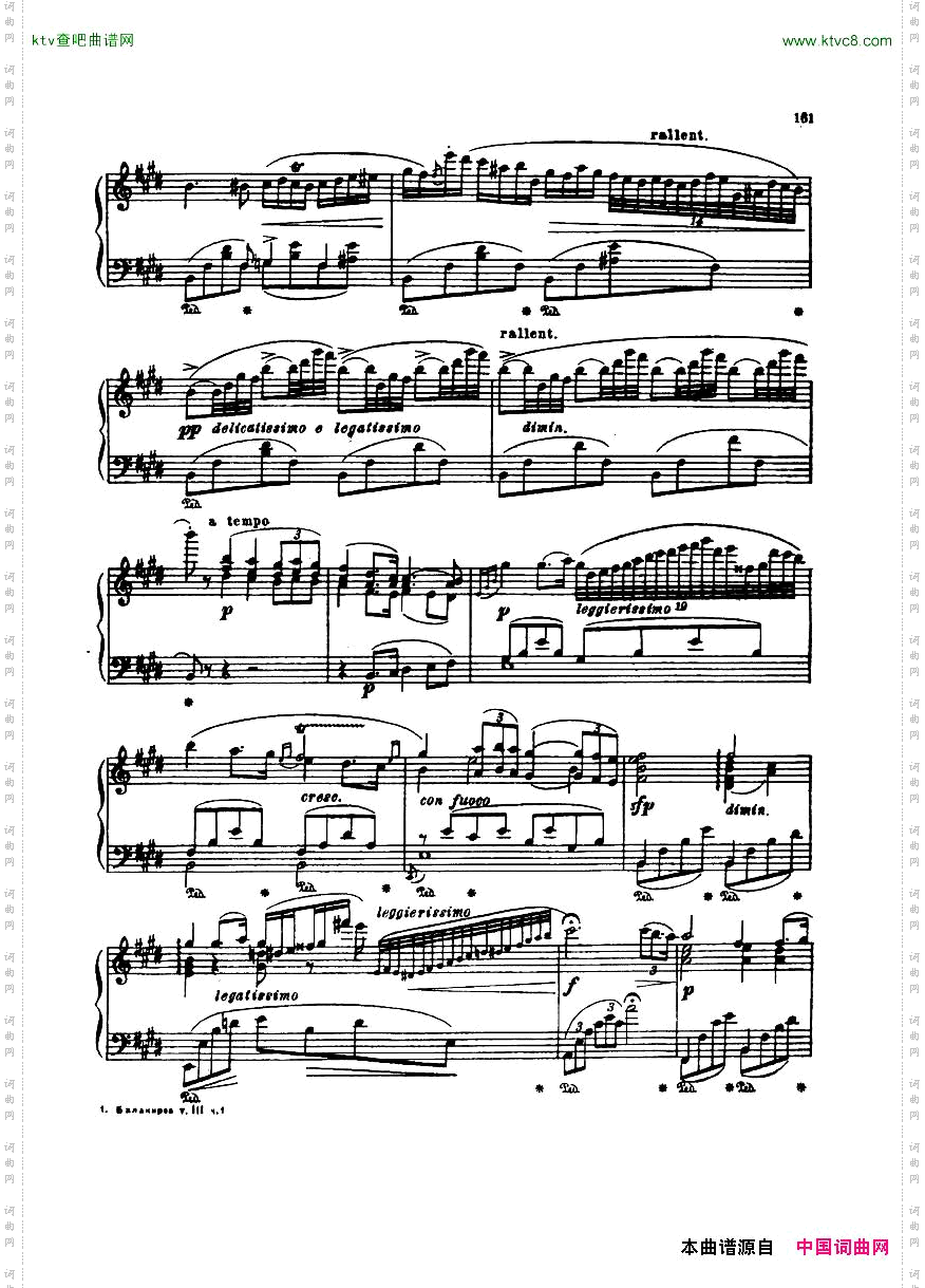 Chopin-Balakirev-RomancefromPianoConcertoNo.1inEminor,Op.11solopiano