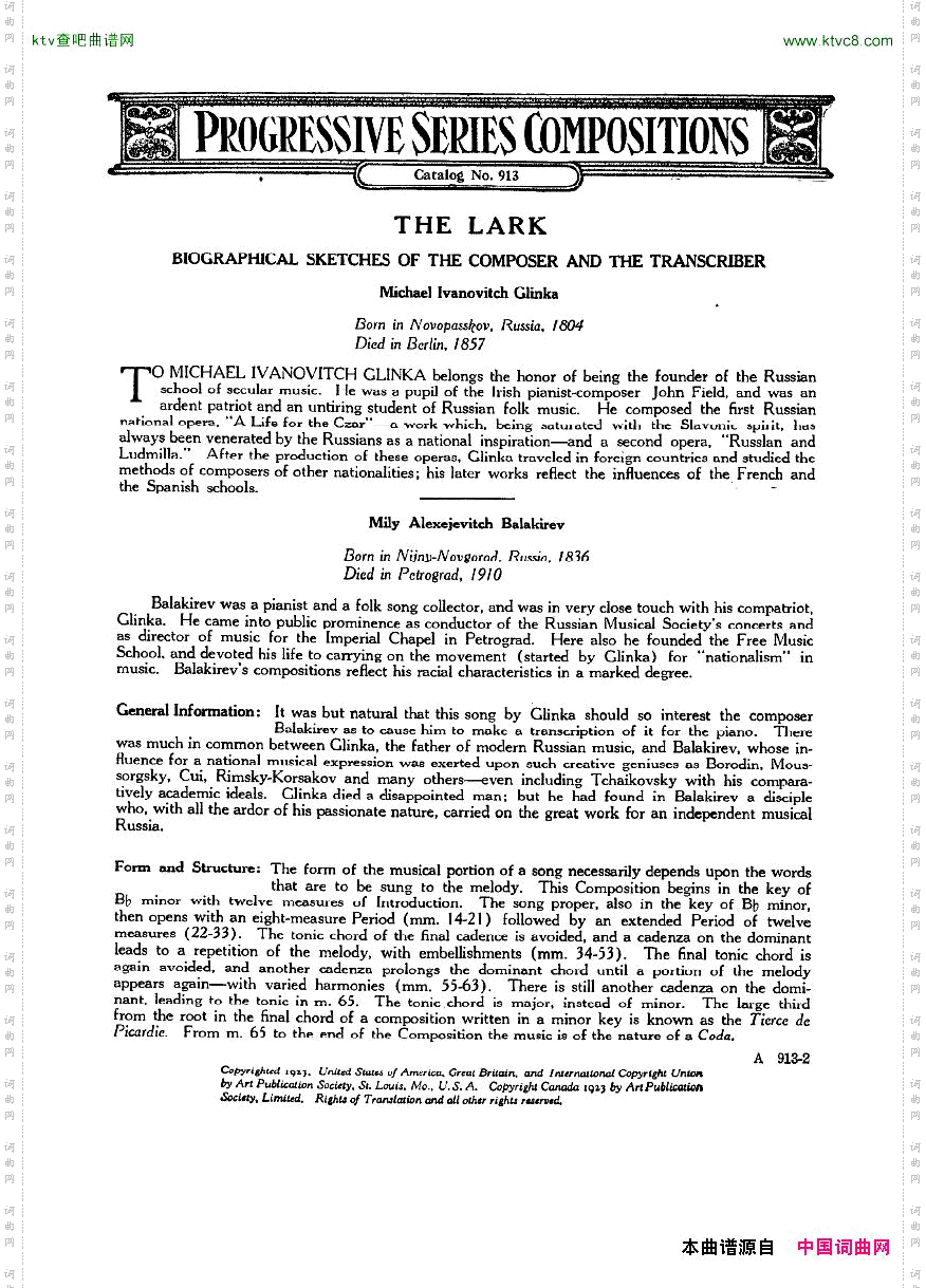 Glinka-Balakirev-TheLarkGodowskyEdition