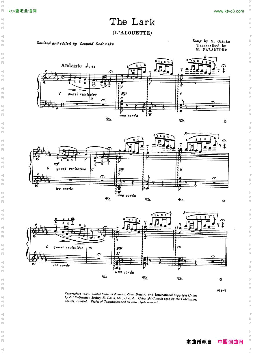 Glinka-Balakirev-TheLarkGodowskyEdition