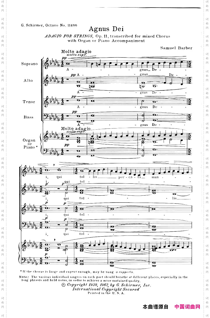 Barber-op11-AgnusDei