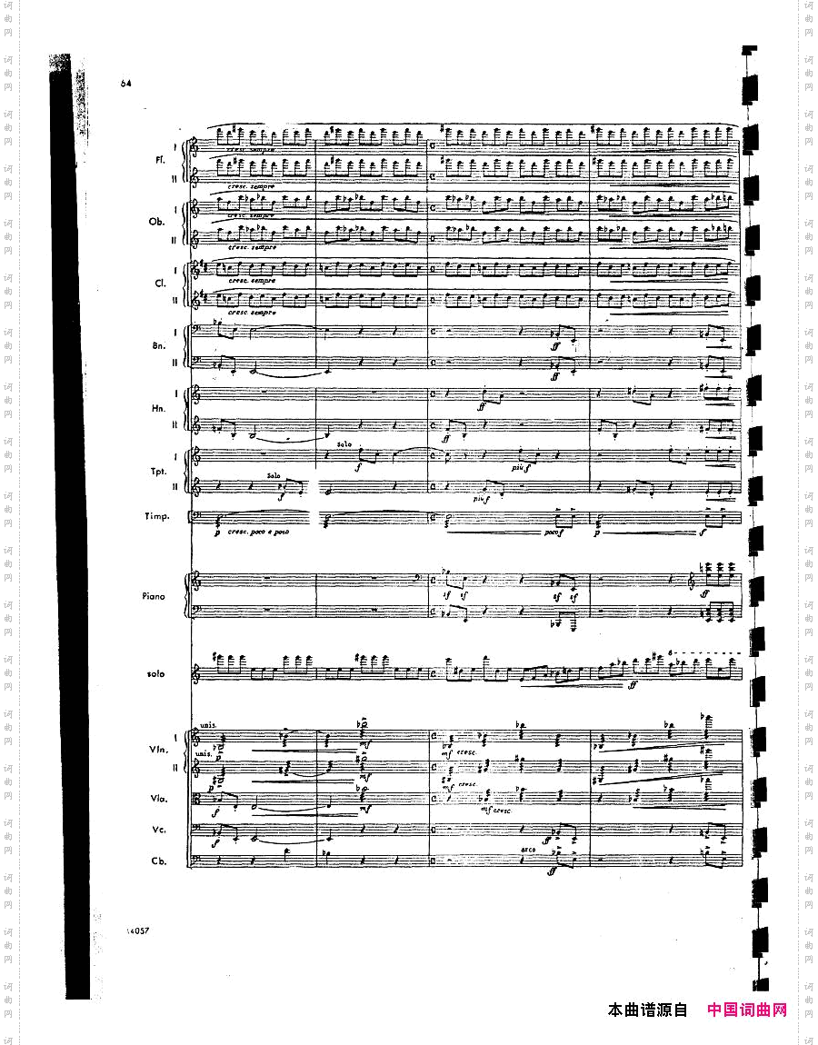 Barber-op14-ViolinConcertoScore二