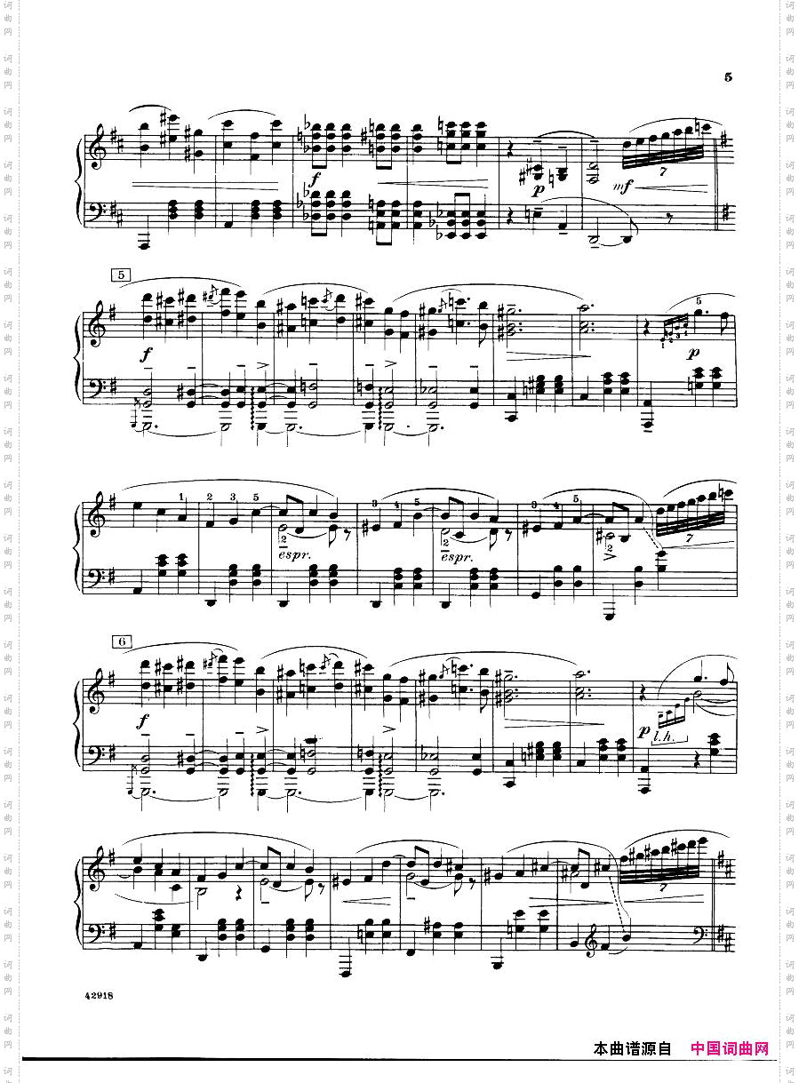 Barber - op 28 - Souvenirs piano solo