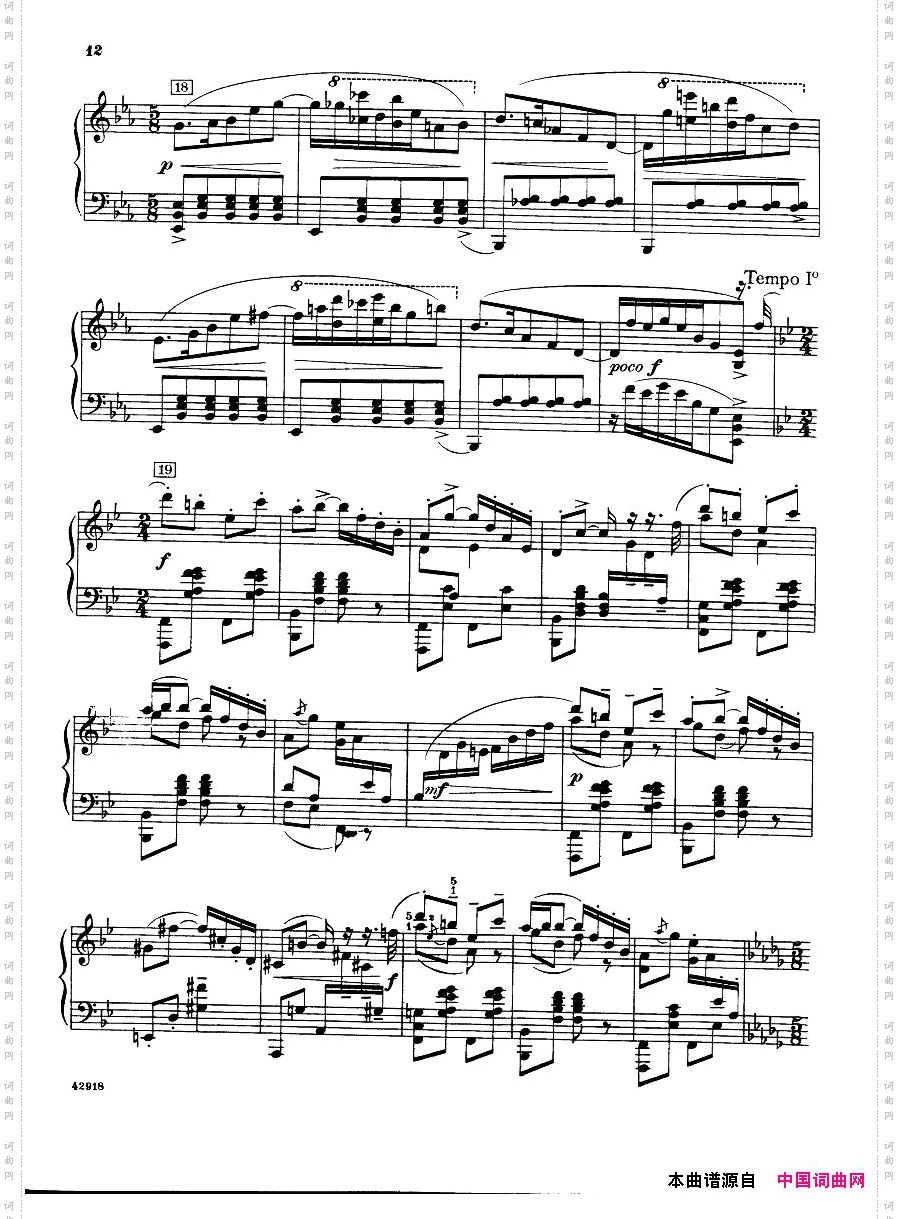 Barber - op 28 - Souvenirs piano solo