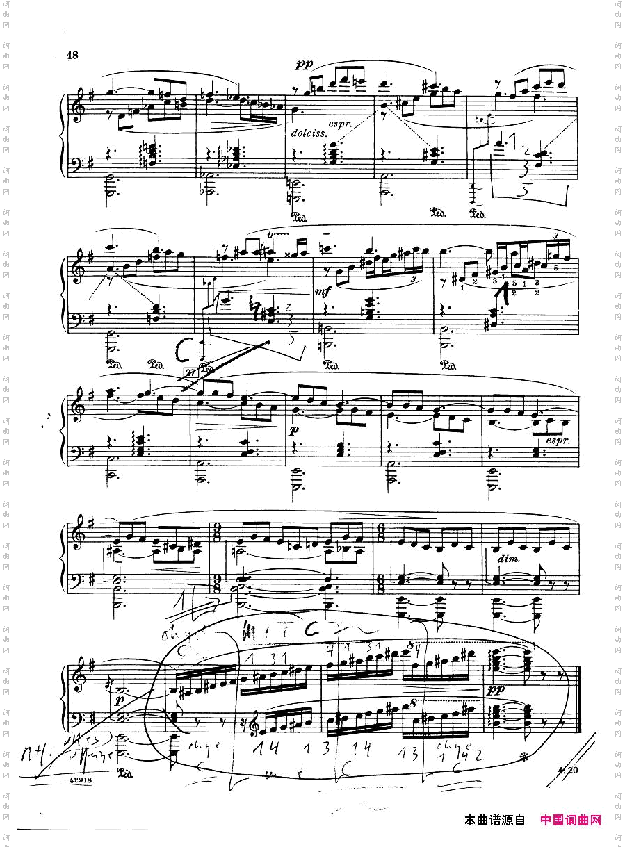 Barber - op 28 - Souvenirs piano solo