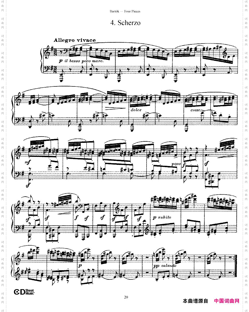 Bartok-DD71-FourPianoPieces