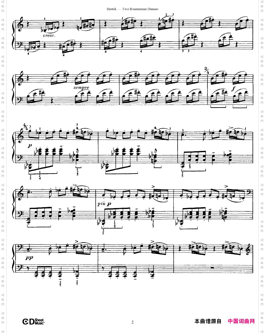 Bartok-SZ43-Tworomaniandancesop8a