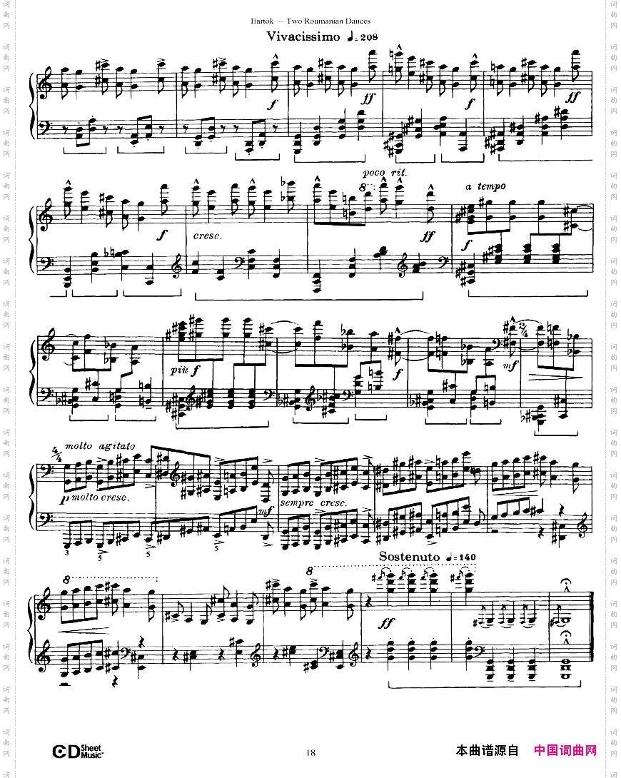 Bartok-SZ43-Tworomaniandancesop8a