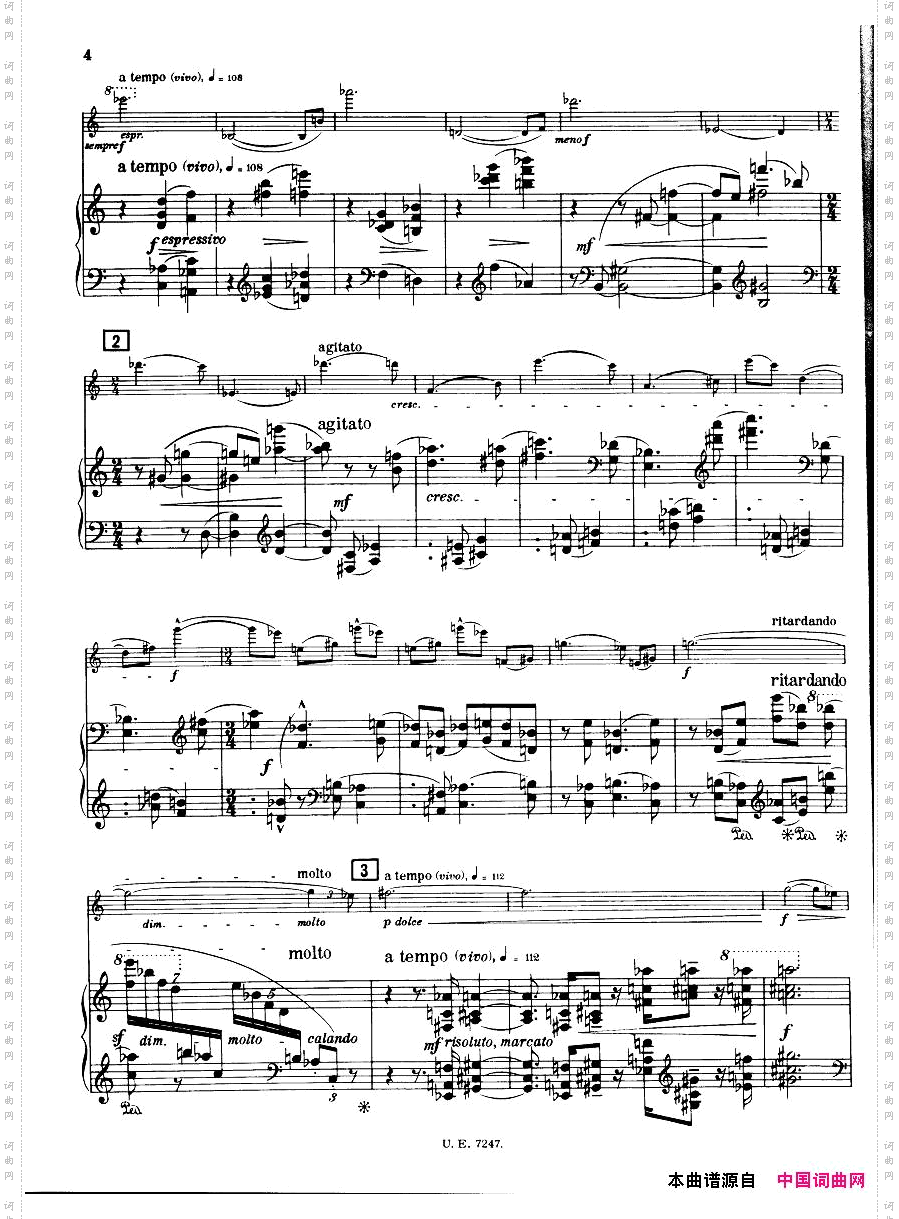 Bartok-SZ75-SonataforViolinandPianoNo.1op21-piano