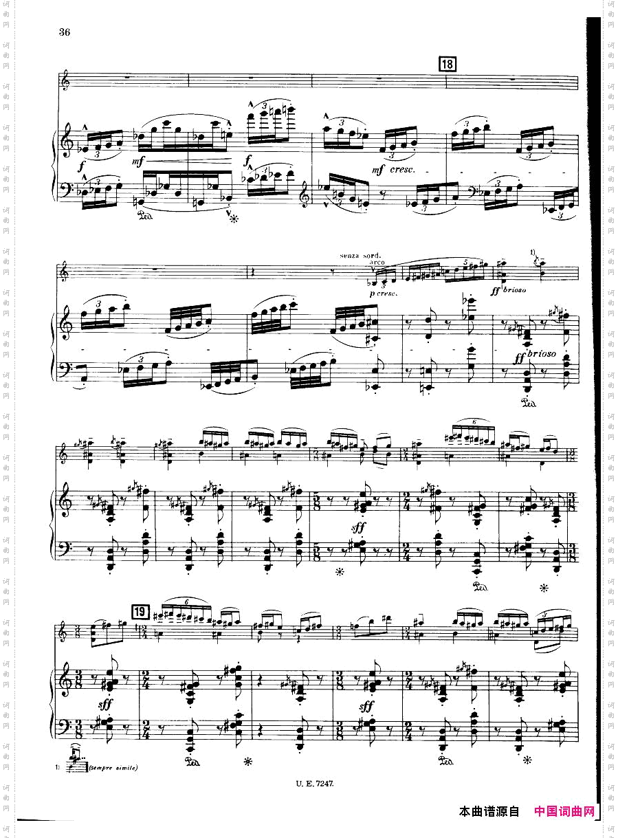 Bartok-SZ75-SonataforViolinandPianoNo.1op21-piano