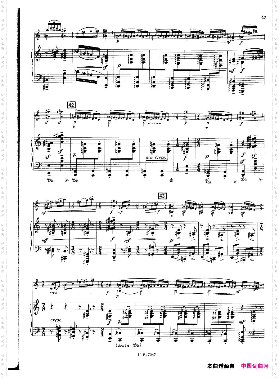 Bartok-SZ75-SonataforViolinandPianoNo.1op21-piano