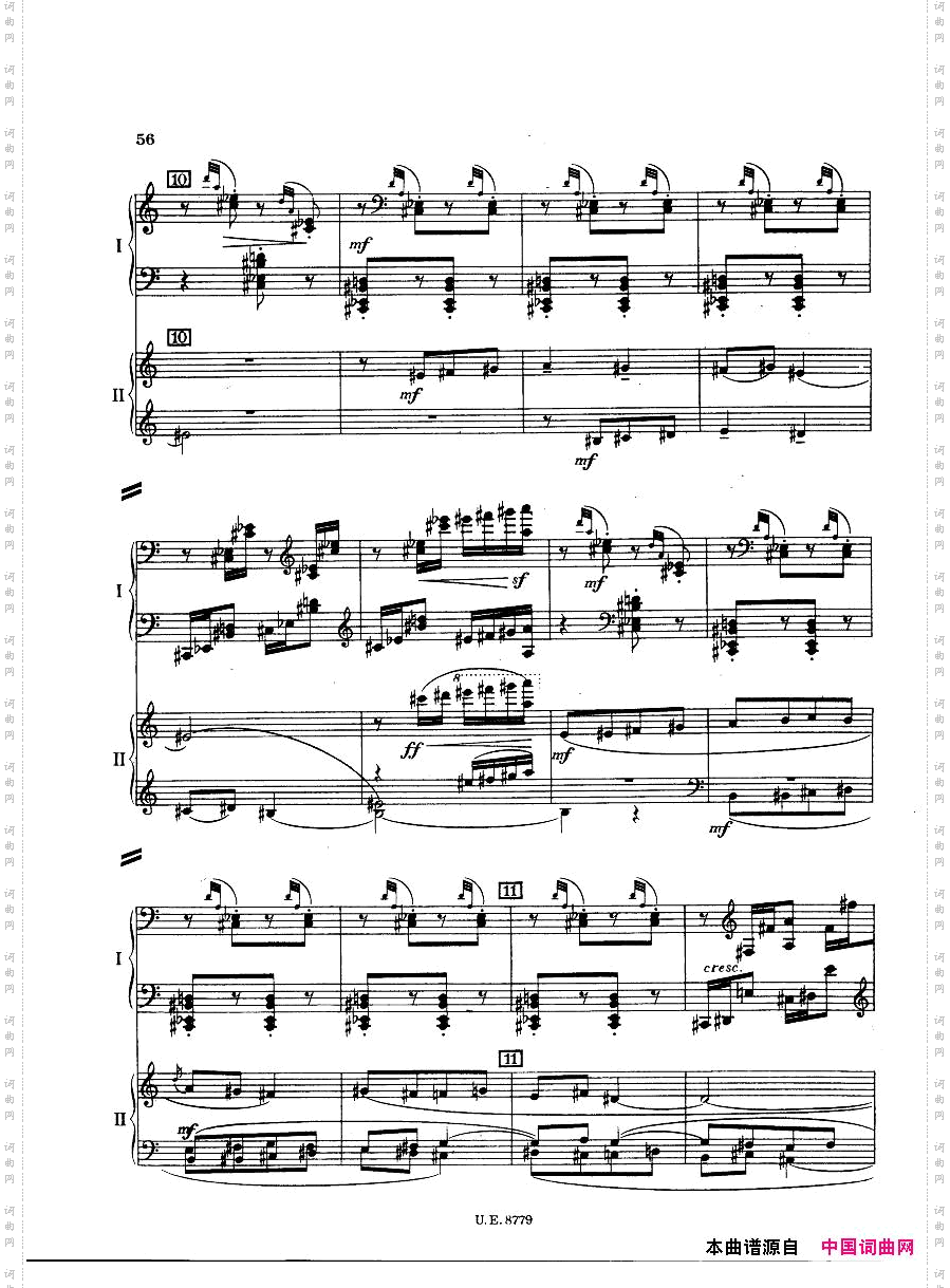 Bartok-SZ83-PianoConcerto12preduct二
