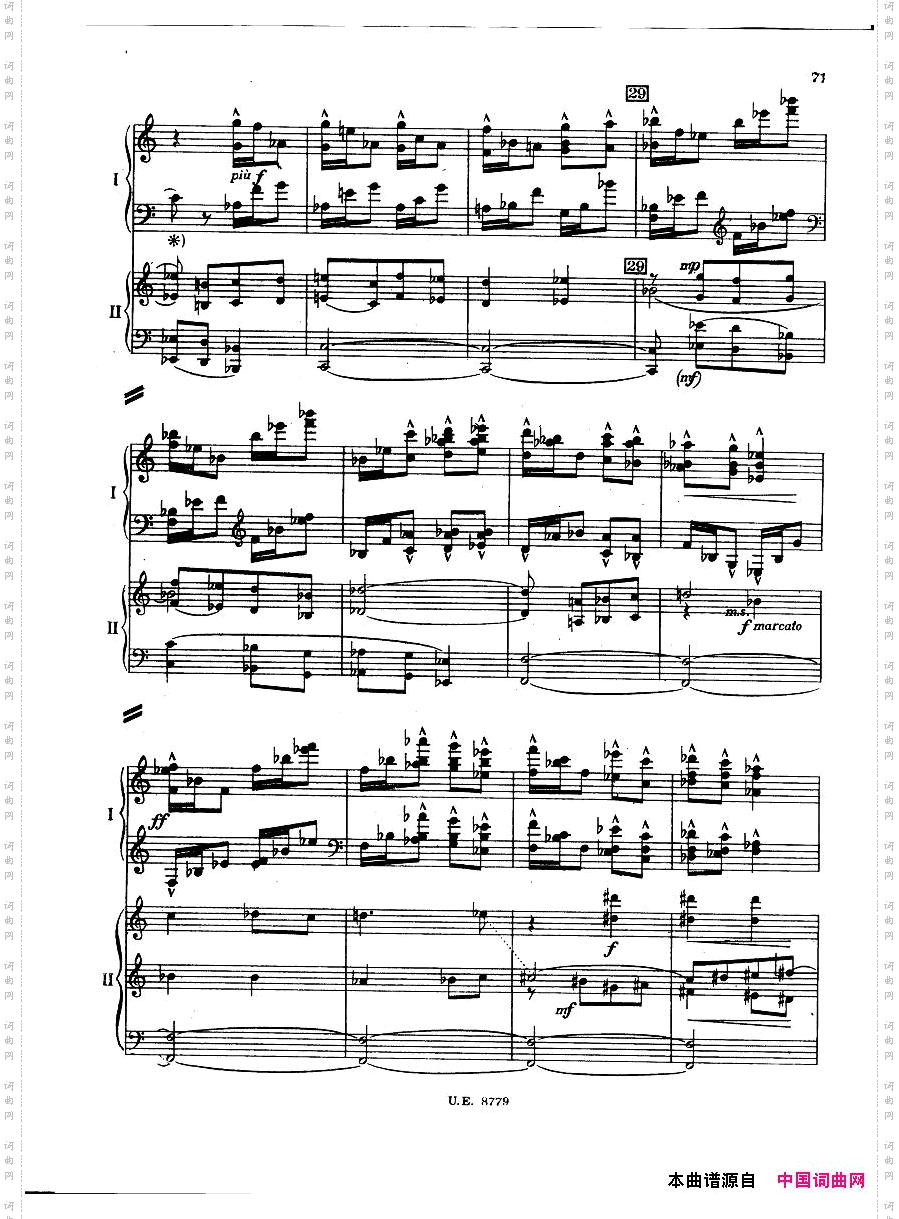Bartok-SZ83-PianoConcerto12preduct二