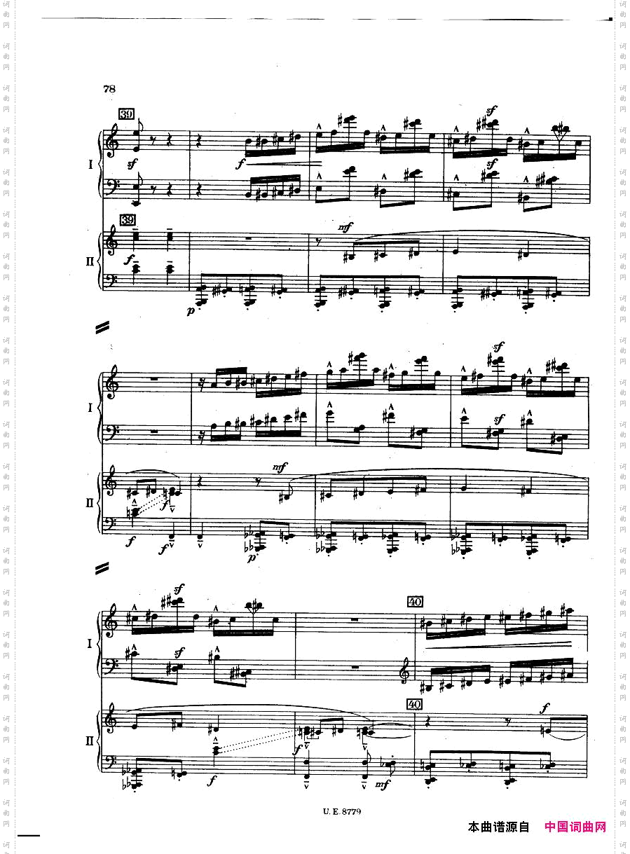 Bartok-SZ83-PianoConcerto12preduct二