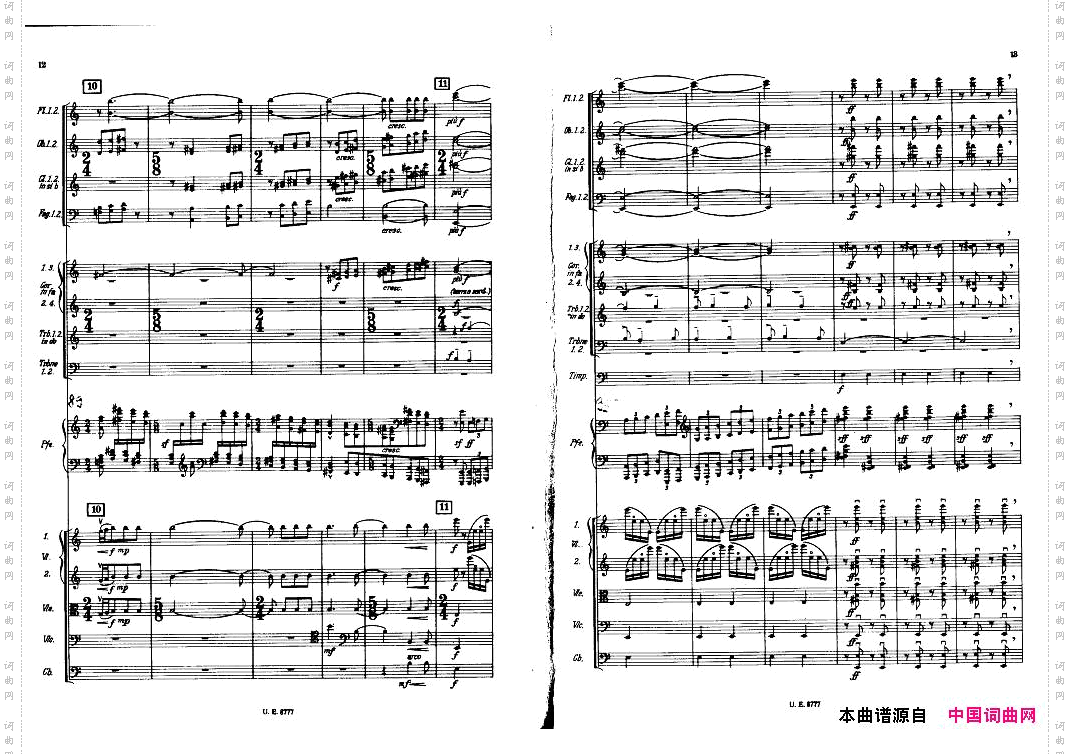 Bartok-SZ83-PianoConcertoNo1FullScore一