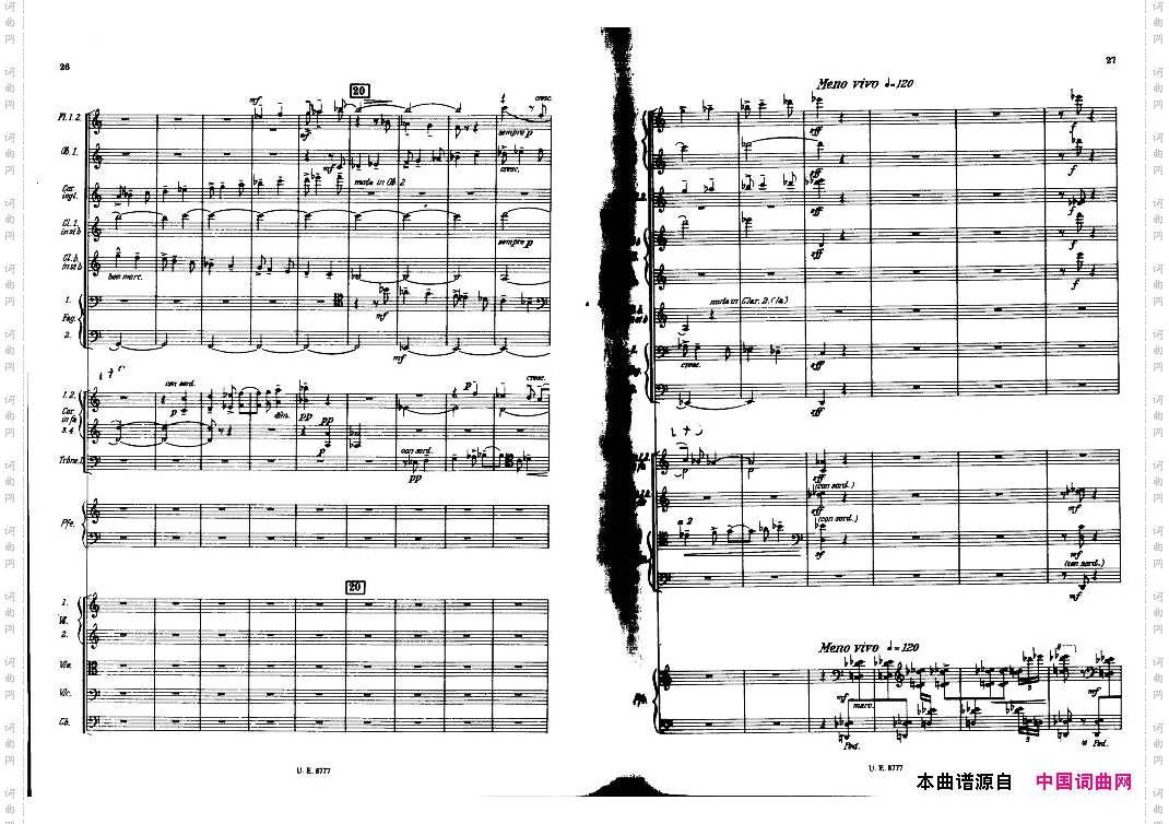 Bartok-SZ83-PianoConcertoNo1FullScore一