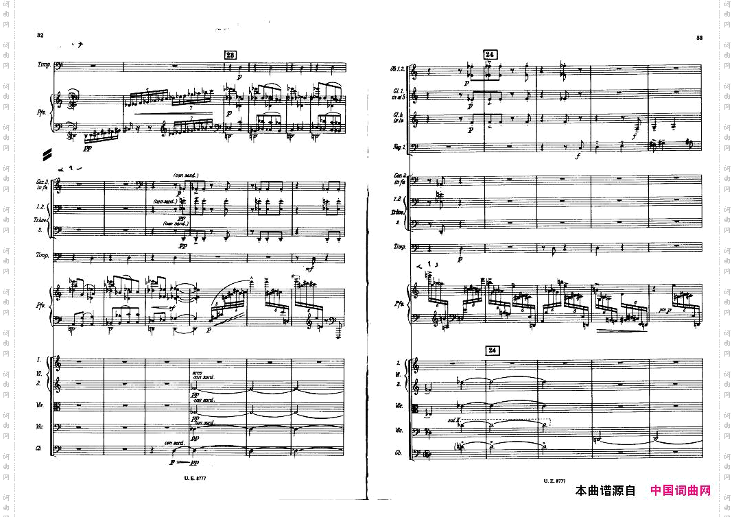 Bartok-SZ83-PianoConcertoNo1FullScore一