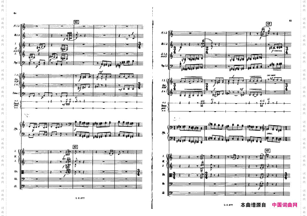 Bartok-SZ83-PianoConcertoNo1FullScore一