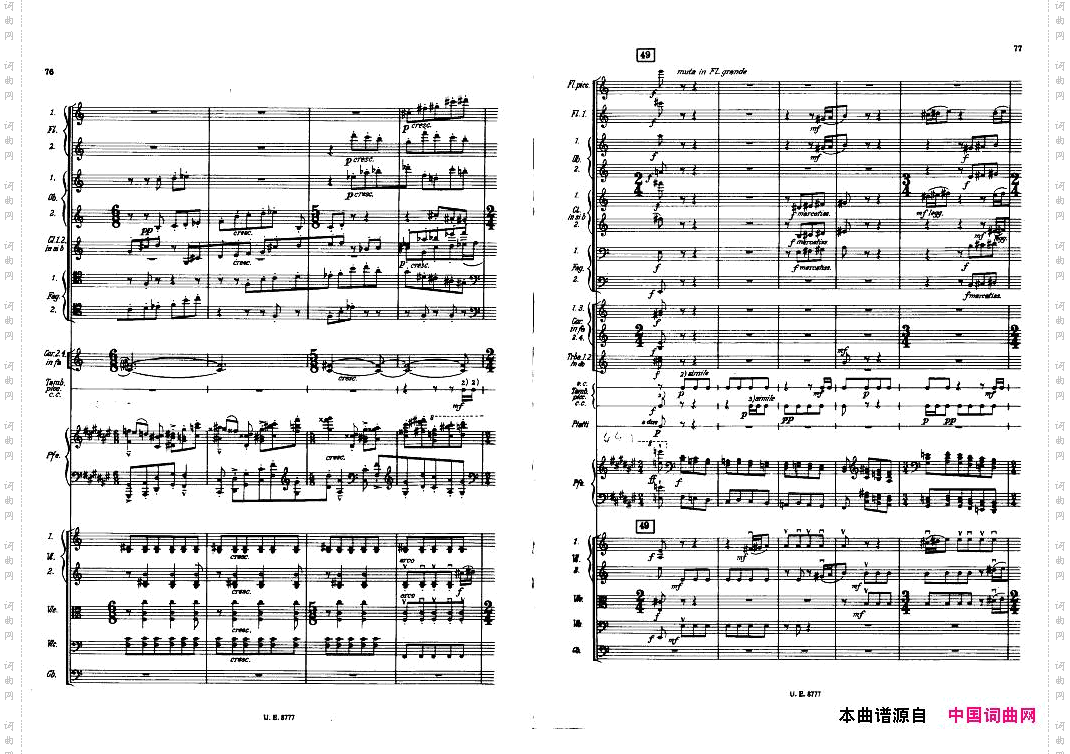 Bartok-SZ83-PianoConcertoNo1FullScore一