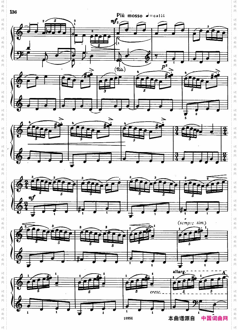 Bartok-SZ107-MikrokosmosforPiano,122-139