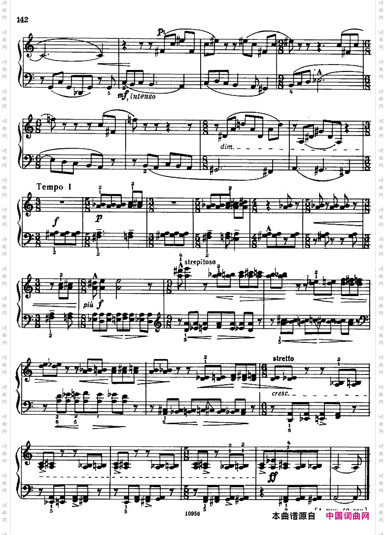Bartok-SZ107-MikrokosmosforPiano,140-153