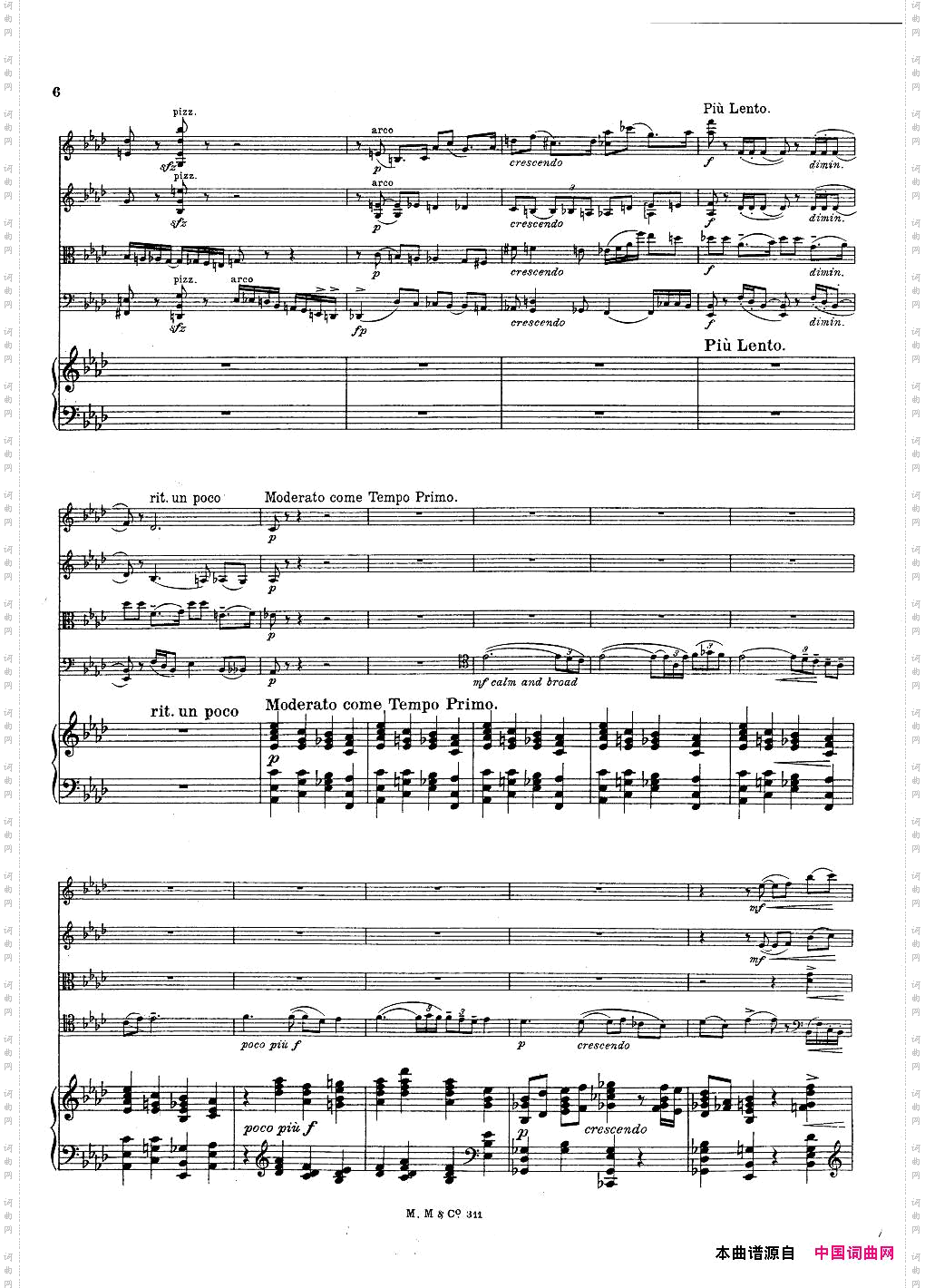 Bax-QuintetforHarpandStrings