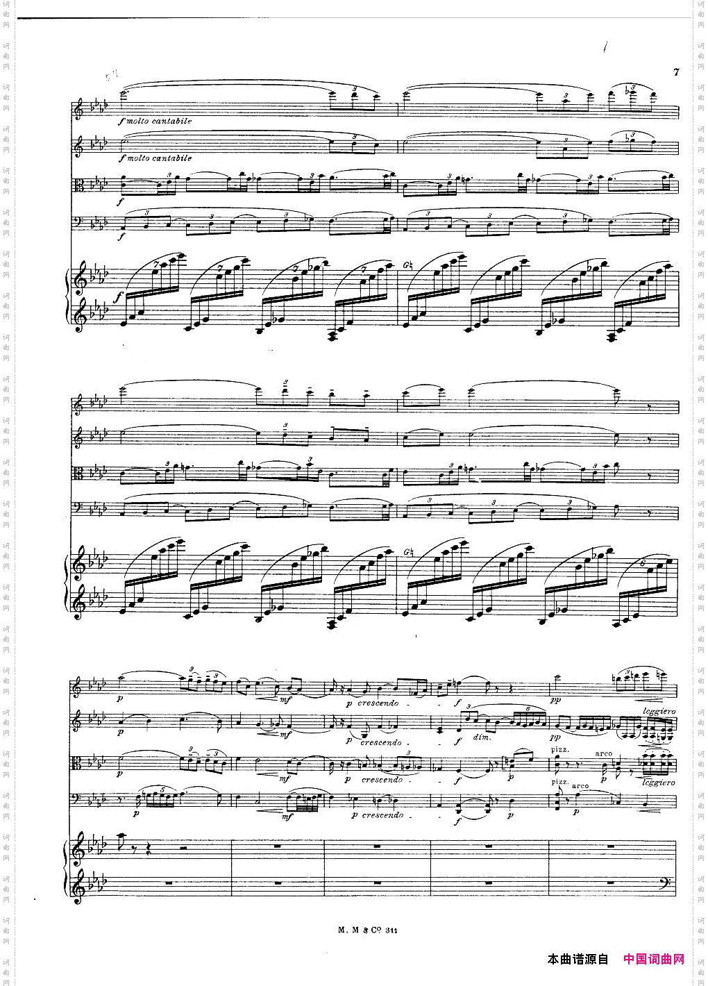 Bax-QuintetforHarpandStrings