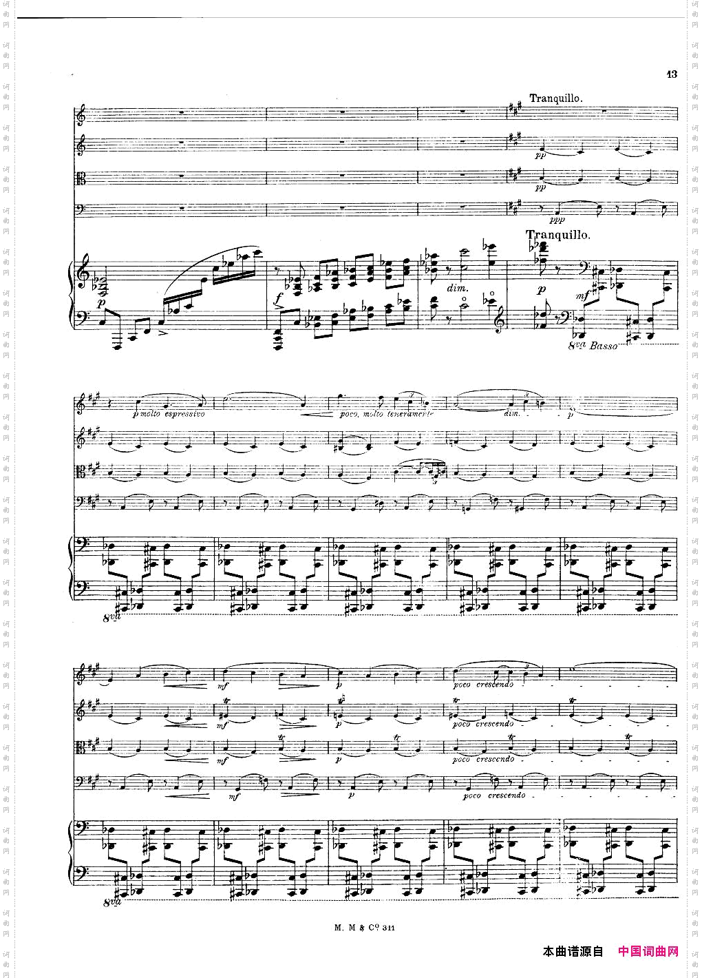 Bax-QuintetforHarpandStrings
