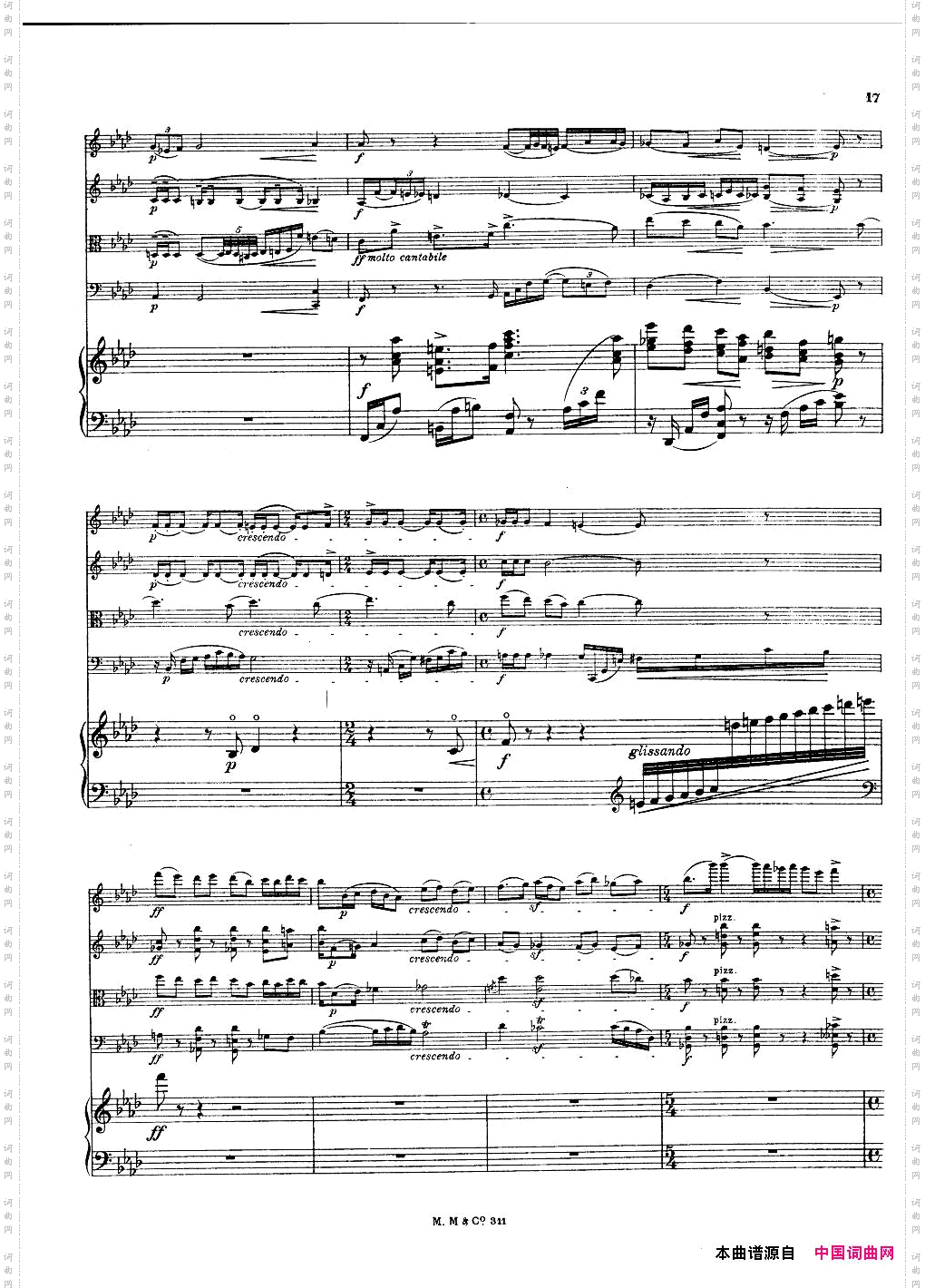 Bax-QuintetforHarpandStrings