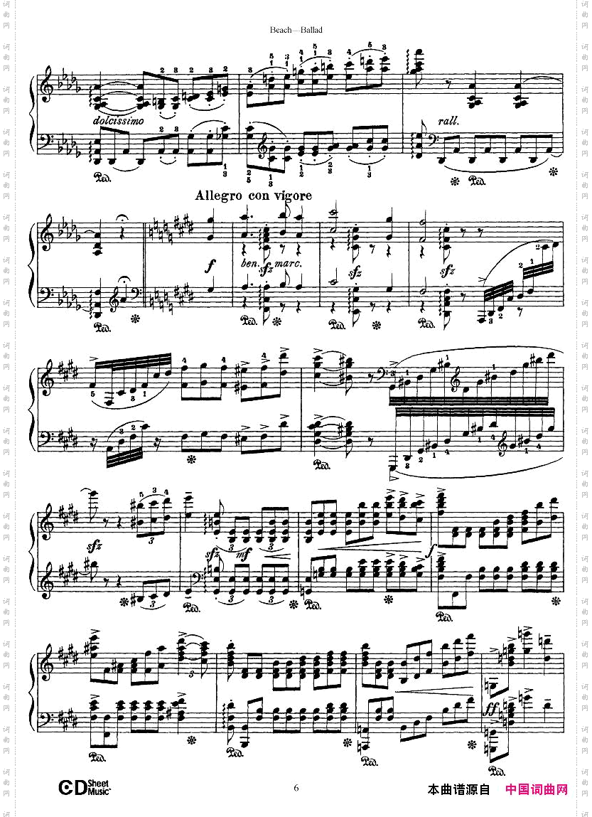 Beach-BalladinD-flatmajor