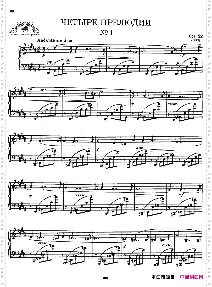 Beach-Op.22,4Preludes