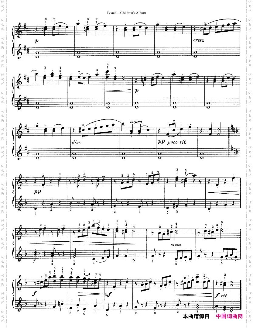 Beach-Op.36,Children’sAlbum