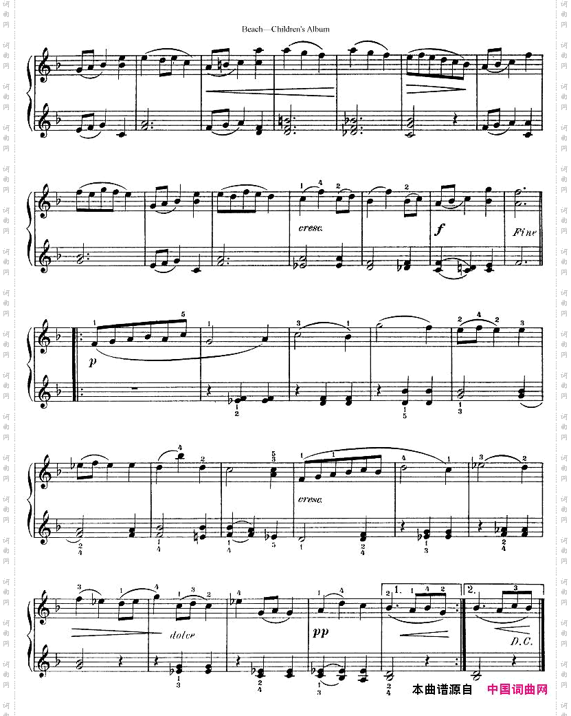 Beach-Op.36,Children’sAlbum