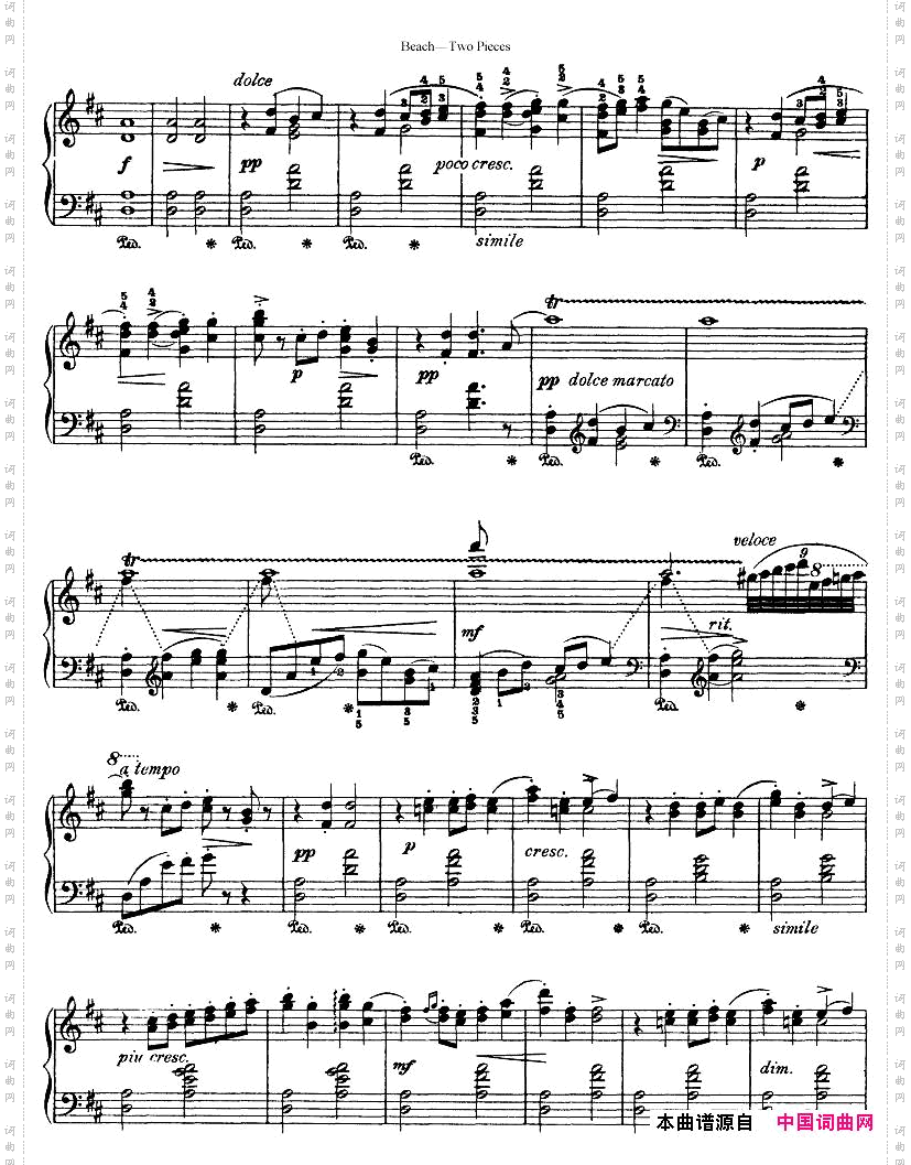 Beach-Op.54,ScottishLegendandGavotteFantastique