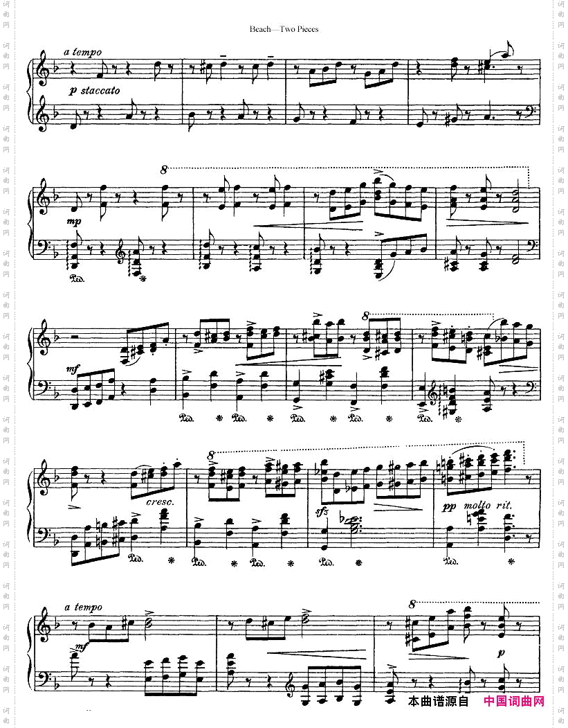 Beach-Op.54,ScottishLegendandGavotteFantastique