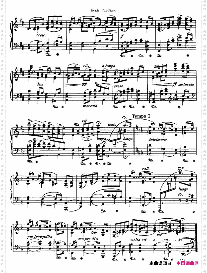 Beach-Op.54,ScottishLegendandGavotteFantastique