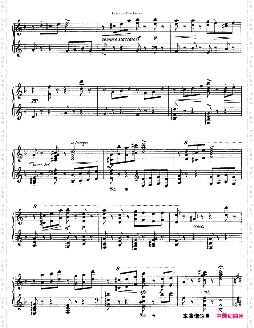 Beach-Op.54,ScottishLegendandGavotteFantastique