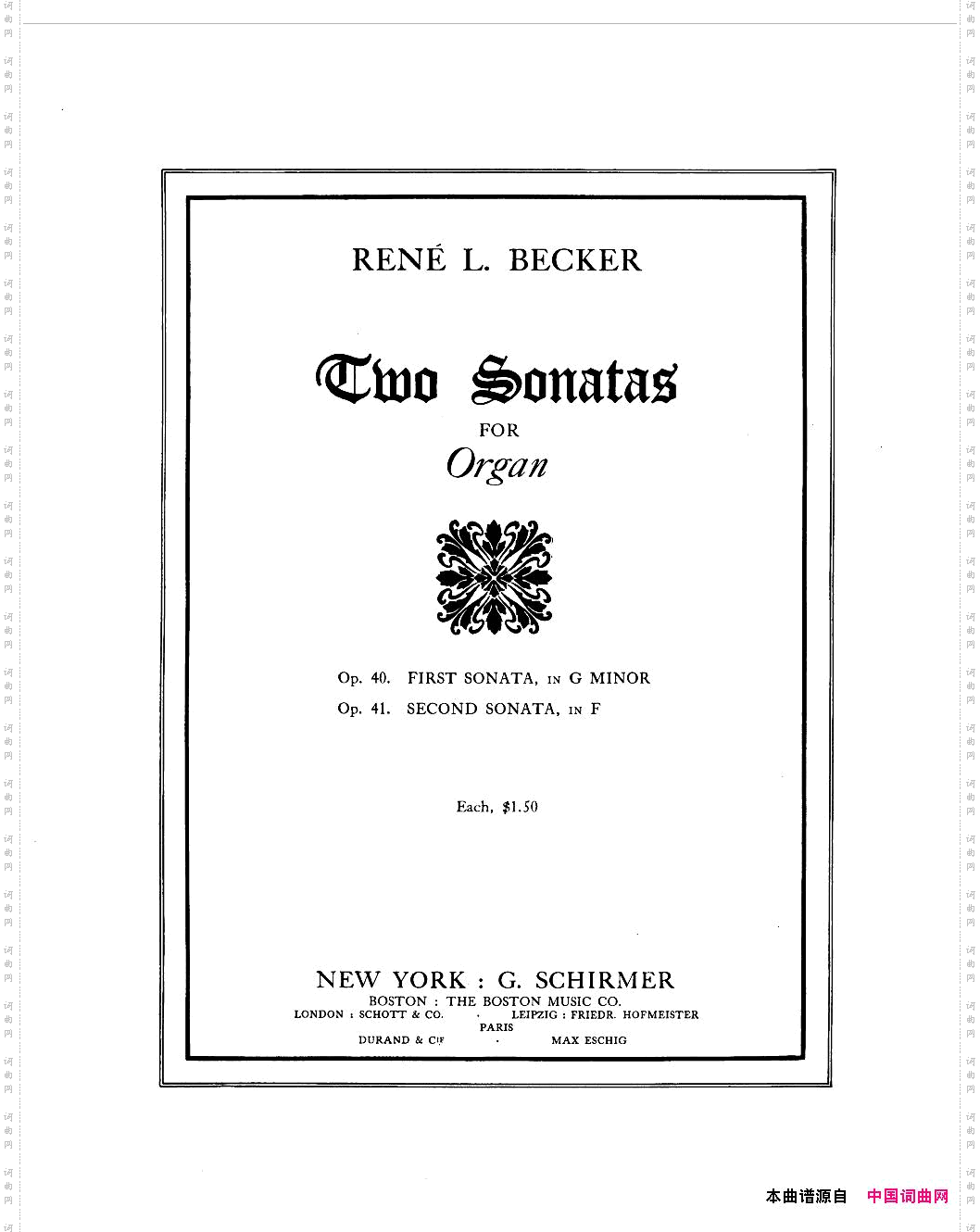 Becker,Reme-op41-Sonate2
