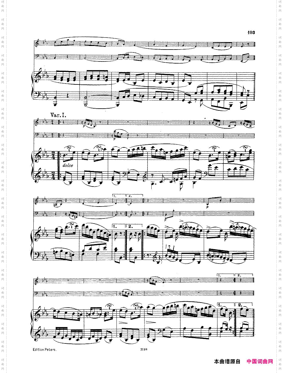 Beethoven-op1,no3-PianoTrio